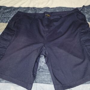 Boulder Creek Trading Company Blue Cargo Shorts- Men's Big & Tall Size 54 Big